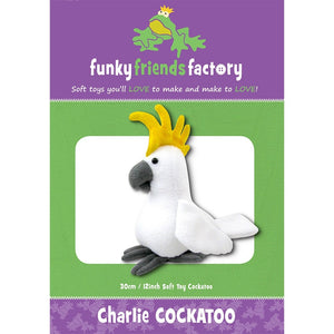 Funky Friends Soft Toy Pattern - Charlie Cockatoo