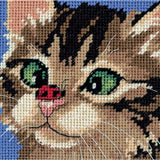 Dimensions Mini Needlepoint Kit - Cross-Eyed Kitten