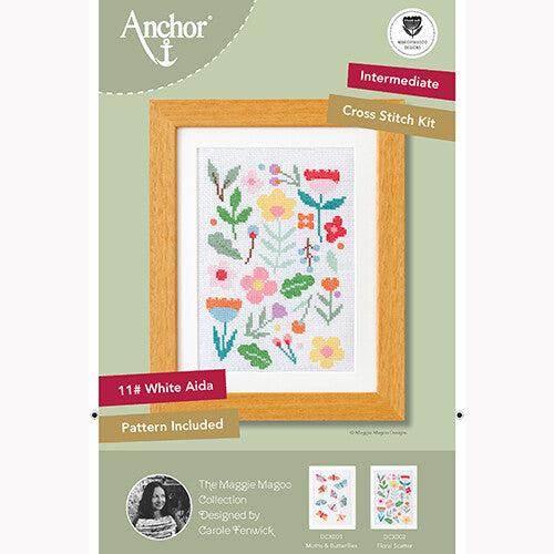 Anchor Cross-stitch Starter Kit – Floral Scatter