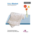 Broadway Knitting Pattern 003 - Babies Block-Patterned Blanket in 8-ply / DK