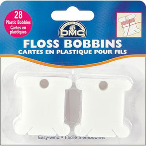 DMC Embroidery Floss Bobbins - Plastic