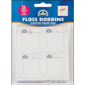DMC Embroidery Floss Bobbins - Cardboard