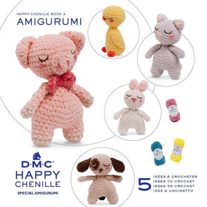 DMC Happy Chenille Pattern Booklet 3 - Amigurumi Little Friends