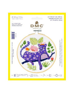 DMC Counted Cross Stitch Kit - Panther (includes hoop!)