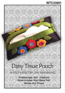 Felt Kit - Daisy Tissue Pouch
