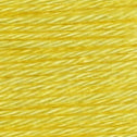 Close up  swatch of Daruma Sashiko Threads in Lemon Yellow
