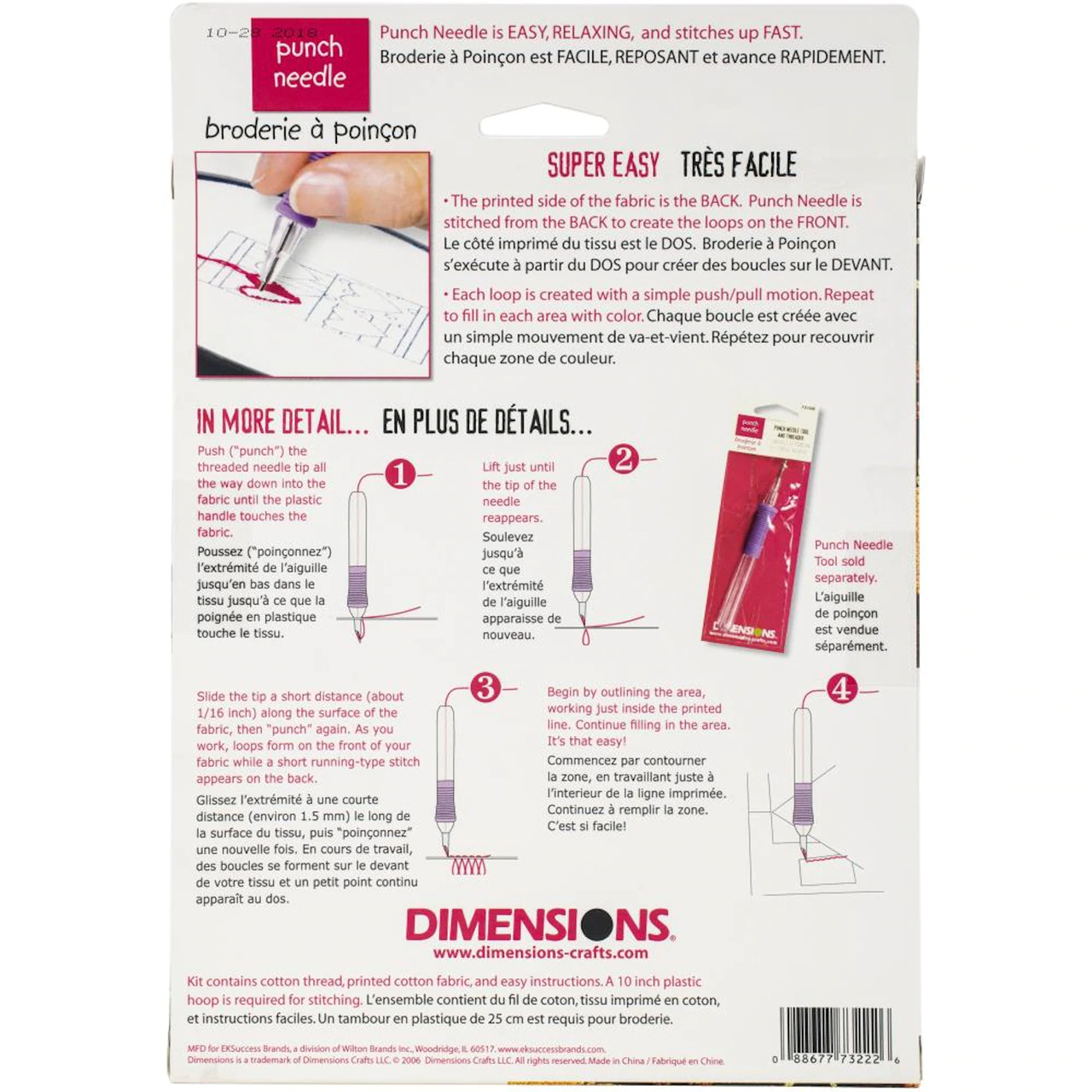 Dimensions Punch Needle and Threader