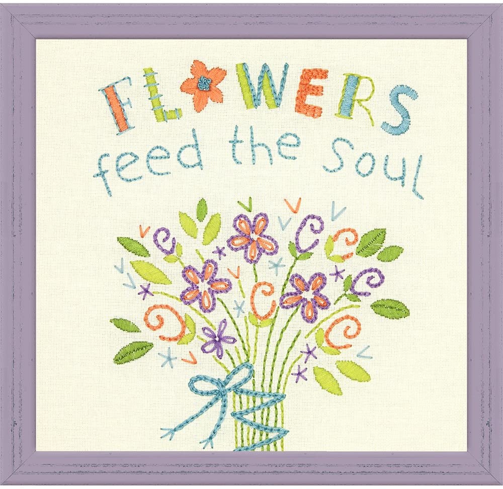 Dimensions Embroidery Kit - Flowers Feed the Soul