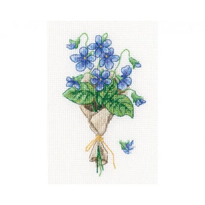 RTO Cross Stitch Kit - Forest Violets