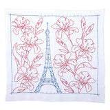 Sashiko - Tulip Sashiko World Kit - France Eiffel Tower & Irises