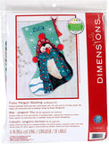 Dimensions Needlepoint Kit - Christmas Stocking Fuzzy Penguin