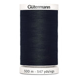 Gutermann Sew-All Thread - 500m large spools in Black or White