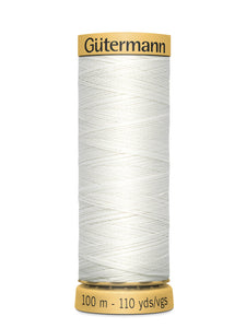 Gutermann Natural Cotton Thread - 100m spools