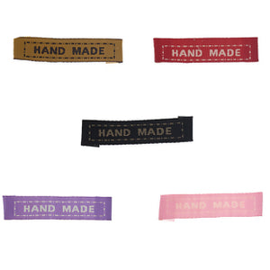 "HAND MADE" labels for your knitting and crafts
