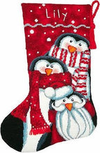 Dimensions Needlepoint Kit - Christmas Stocking Holiday Penguins