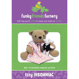 Funky Friends Soft Toy Pattern - Izzy Insomniac Teddy Bear