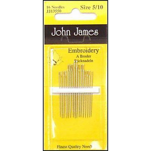 John James JJ13550 - Embroidery sizes 5/10, set of of 16