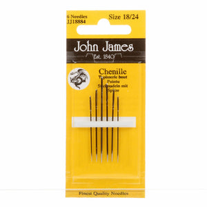John James JJ18884- Chenille Needles Assorted Sizes 18-24