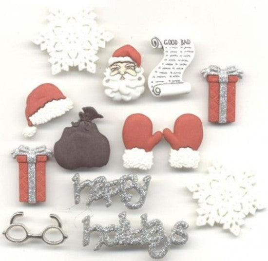 Buttons - Dress It Up Christmas Button Sets