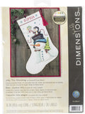 Dimensions Counted Cross Stitch Kit - Christmas Stocking Jolly Trio