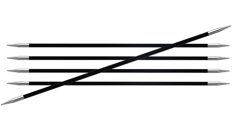 Knitpro - Karbonz Double Point Needles - 15 cm set of five