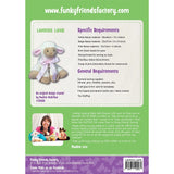 Funky Friends Soft Toy Pattern - Lambkins Lamb