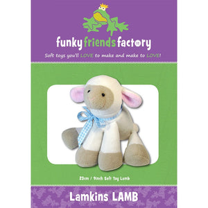 Funky Friends Soft Toy Pattern - Lambkins Lamb