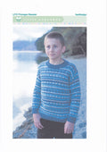 Lisa F Design Knitting Pattern 31 - Finnegan Sweater for ages 1-10 years in 8-ply / DK