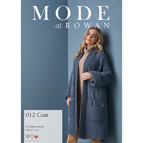Rowan Knitting Pattern - Big Coat by Martin Storey using Rowan Big Wool