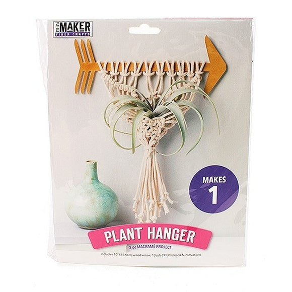 Kits for learners - Arrow Plant Hanger Macrame Kit