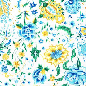 Liberty of London The Artists Home Collection - Melou Meadow in Blues and Yellows