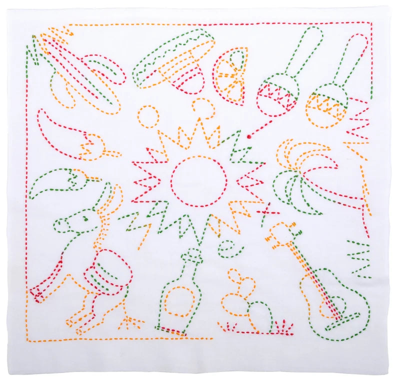 Sashiko - Tulip Sashiko World Kit - Mexico Amigo