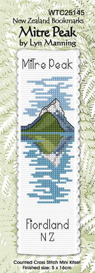 CraftCo Cross-stitch bookmark kit - Mitre Peak