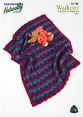 Naturally Knitting Pattern N1180 - Baby Blanket / Throw in 4-ply / Fingering