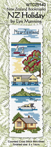 CraftCo Cross-stitch bookmark kit - NZ Holiday