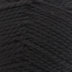 Colour swatch of undyed naturally coloured charcoal 100% wool in chunky 14-ply size. 