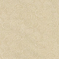 Quilt fabric featuring a traditional Maori Moko design in beige and cream