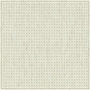 Sashiko Pre-printed Cloth Panel - Hitome-Zashi Oblique Grid 2 - Printed Grid on Natural Greige-Off-white