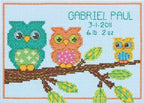 Dimensions Counted Cross Stitch Kit - Owl Birth Record