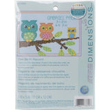 Dimensions Counted Cross Stitch Kit - Owl Birth Record