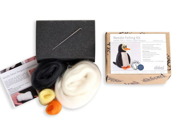 Needle Felting Kit - Make Your Own NZ Penguin!