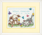 Dimensions Counted Cross Stitch Kit - Pet Friends Birth Record