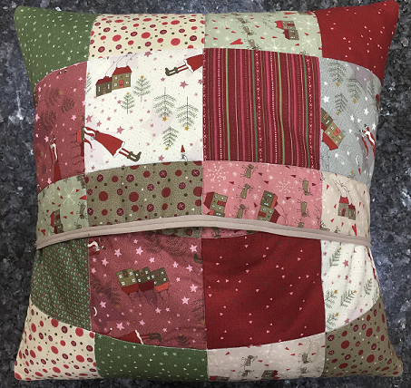 Lynette Anderson Christmas Pillow- Sample for Sale!