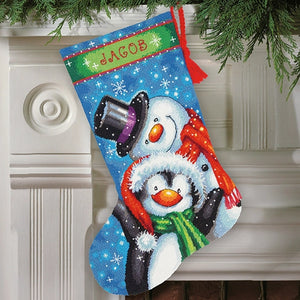 Dimensions Needlepoint Kit - Christmas Stocking Polar Pals
