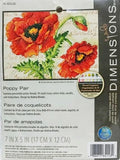 Dimensions Counted Cross Stitch Kit - Poppy Pair