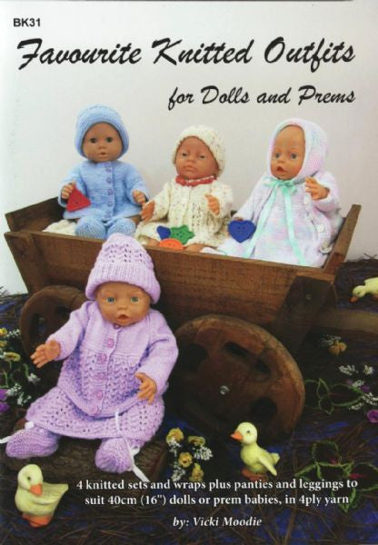 Favorite Knitted Outfits for Dolls and Prems