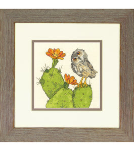 Dimensions Mini Counted Cross Stitch Kit - Prickly Owl