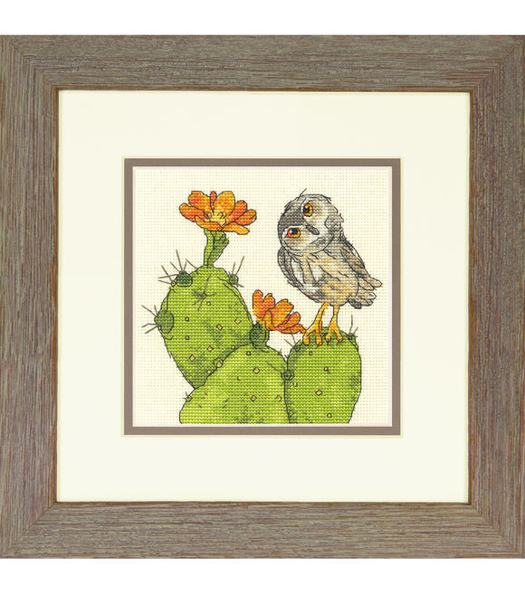 Dimensions Mini Counted Cross Stitch Kit - Prickly Owl