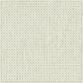 Pre-printed Sashiko cloth panel with a Hitome-Zashi Oblique Grid pattern in natural greige-off-white color.