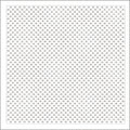 Daruma - Pre-printed Sashiko Fabric in Bamboo Stitch design on White Background